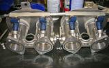 Throttle bodies mounted on VW